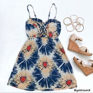 Anthropologie Porridge Light the Sky floral dress